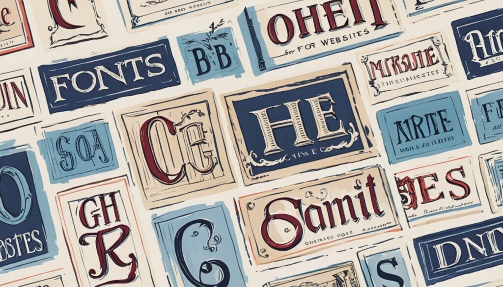 illustrated font examples